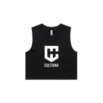 CULTIVAR Crop Tank | White Logo Thumbnail